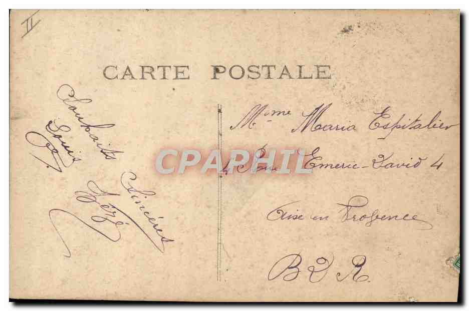 CPA Fantaisie Telephone Enfant — Rückseite