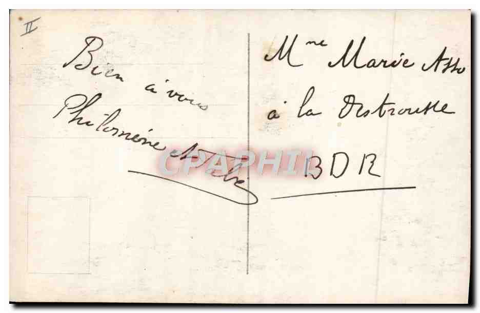 CPA Fantaisie Telephone Enfant — Rückseite