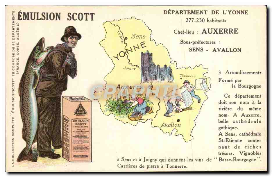 Departamento de la Yonne — Emulsión Scott — Editor no visible