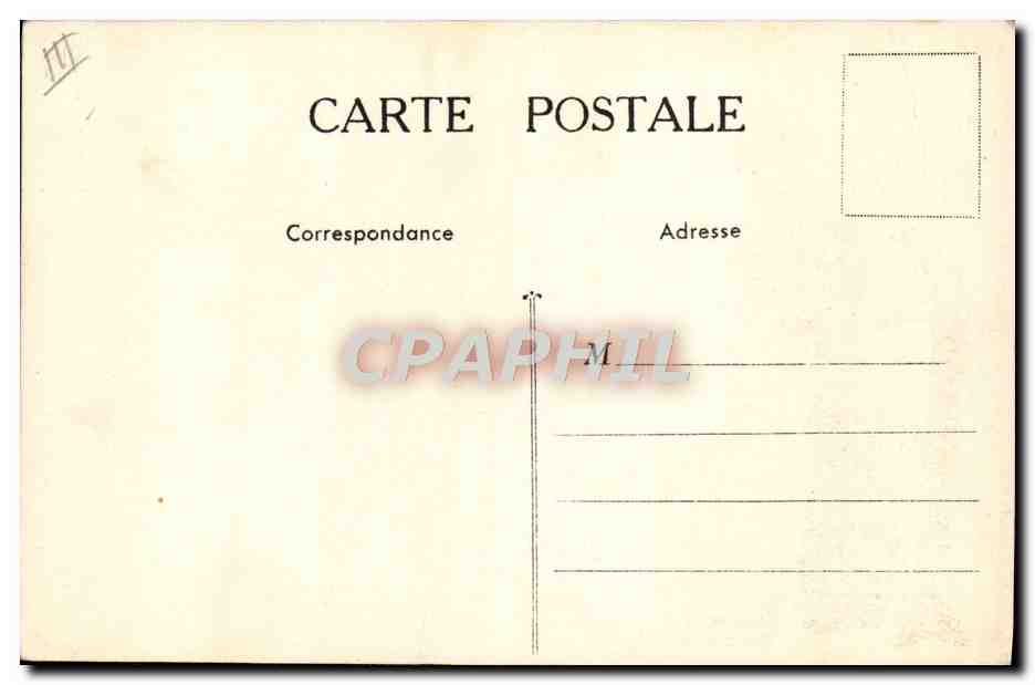 CPA Carte geographique Emulsion Scott Ille & Vilaine Rennes Poisson — Rückseite