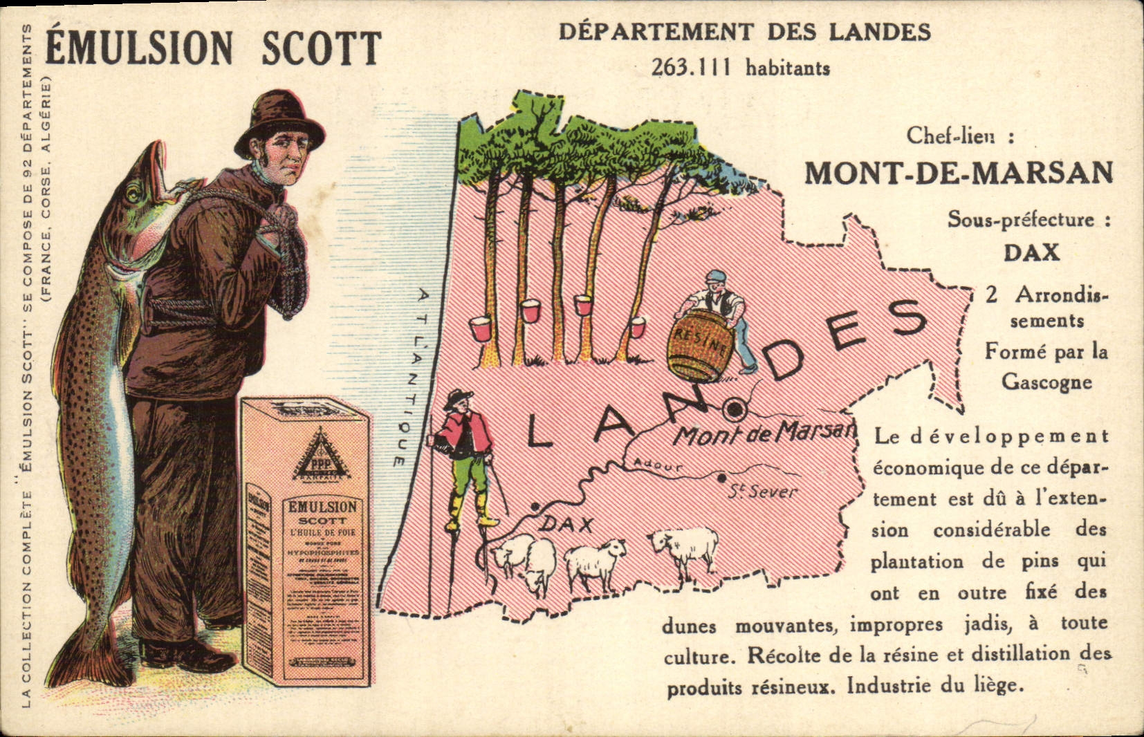 Departamento de Landes — Emulsión Scott — Editor no visible