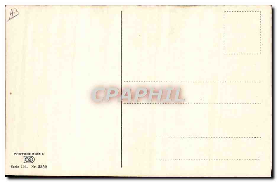 CPA Folklore Attelage  — Back