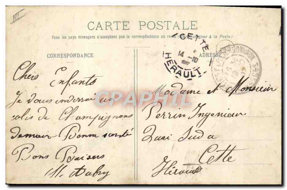 CPA Folklore Labour  — Back
