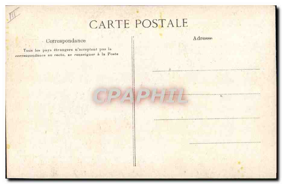 CPA Folklore Le nid — Verso