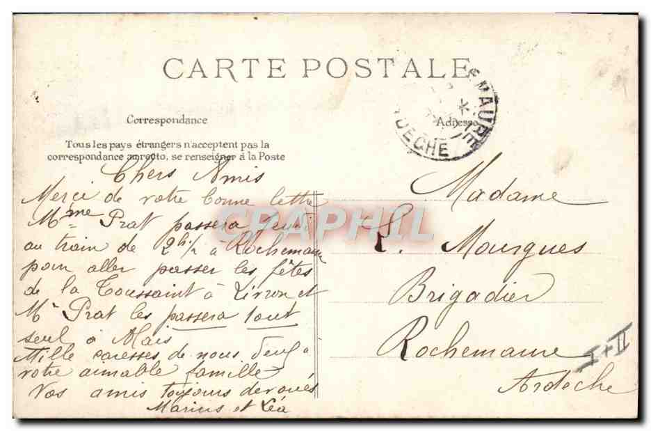 CPA Folklore Oh la belle Carpe Peche Pecheur  — Verso