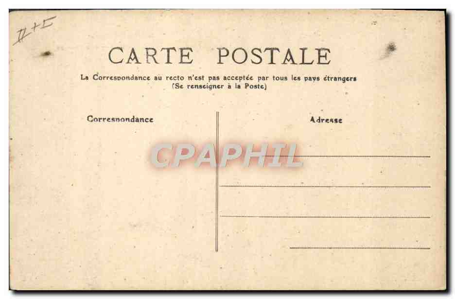 CPA Folklore Aux champs Boeufs  — Back