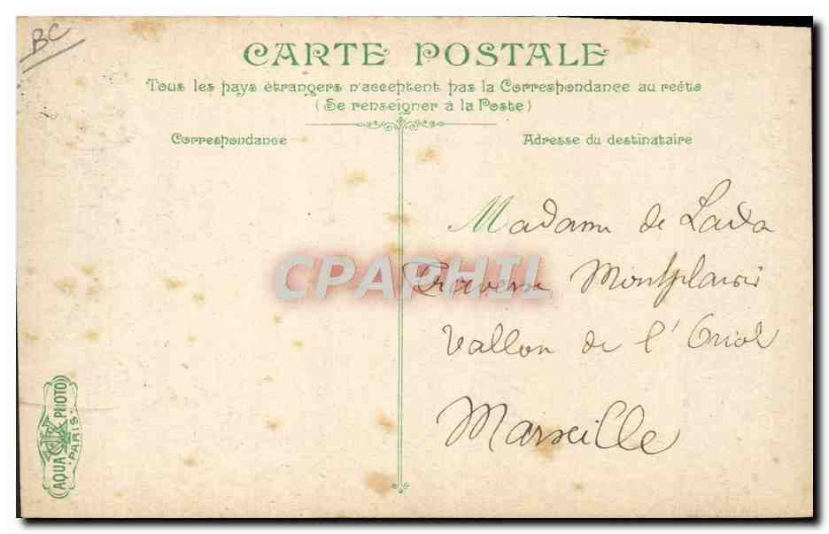 CPA Folklore Vichy Labourage aux environs Boeufs  — Back