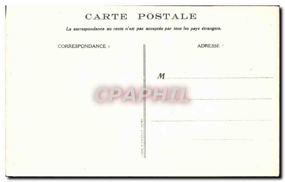 CPA Fantaisie Illustrateur Poulbot Victor Hugo La legende des siecles Crapaud Grenouille  — Rückseite