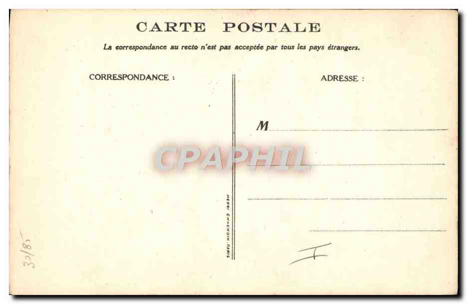 CPA Fantaisie Illustrateur Poulbot Victor Hugo La legende des siecles Crapaud Grenouille — Rückseite