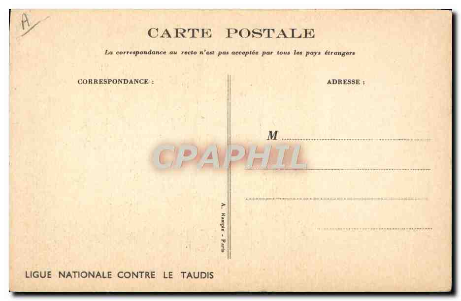 CPA Fantaisie Illustrateur Poulbot — Verso