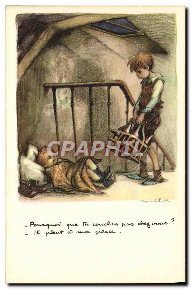 CPA Fantaisie Illustrateur Poulbot 