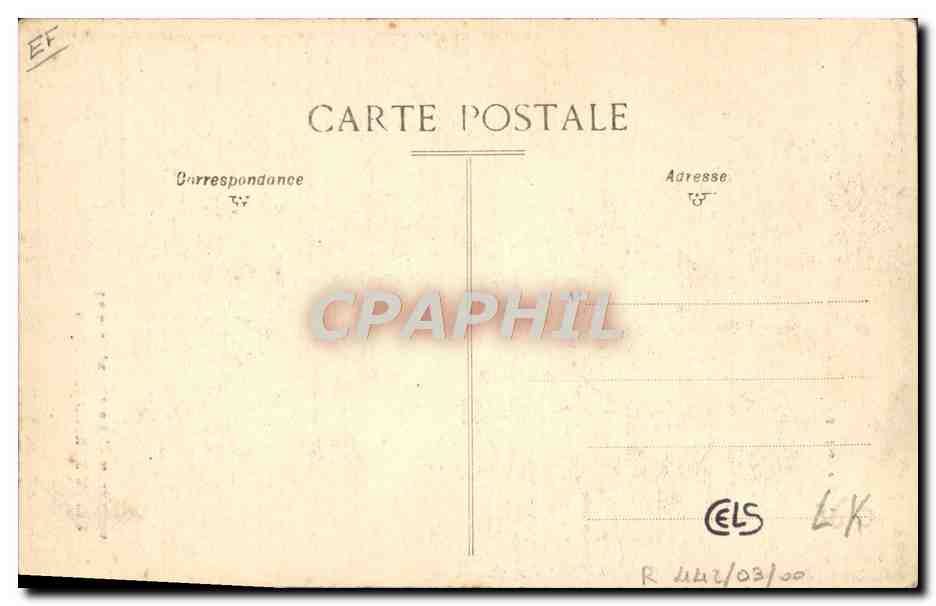 CPA Greve des chemins de fer Poste d'aiguillage occupe militairement Train TOP — Rückseite