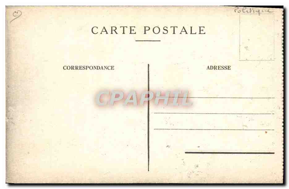 CPA 6 fevrier Les ouvriers manifestent contre le fascisme et acclament l'Humanite Le petit Parisien — Rückseite