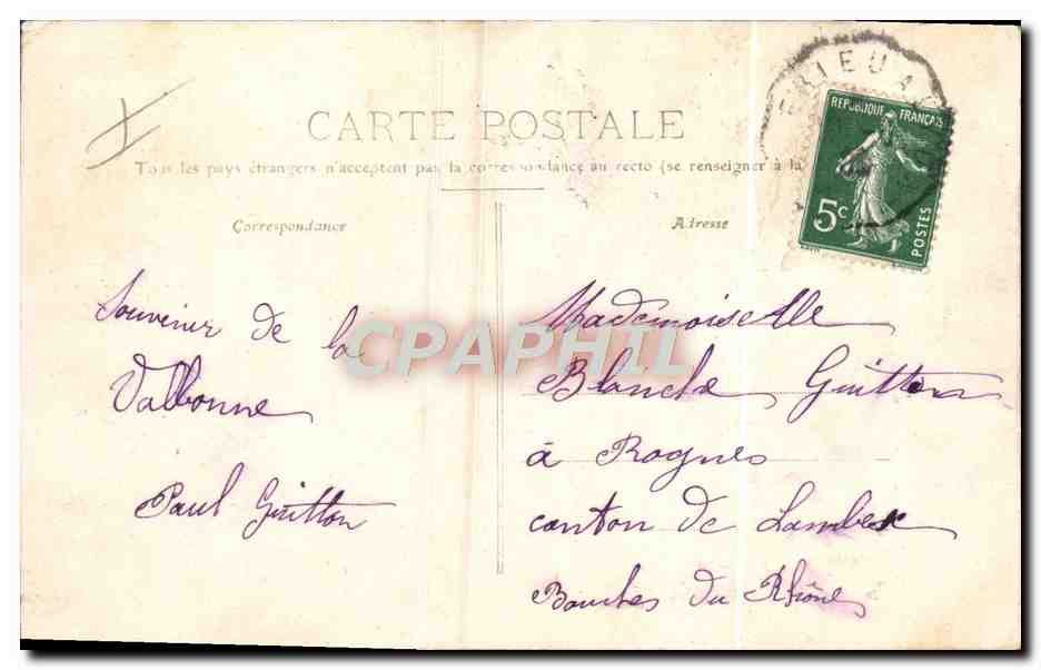 CPA Militaria Vue generale des tentes  — Rückseite