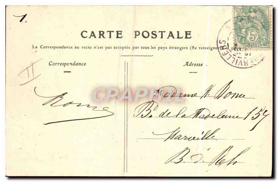 CPA Militaria Rambervillers Revue du 17eme bataillon En place pour le defile  — Rückseite