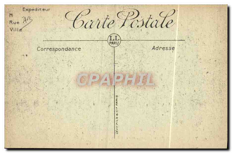 CPA Militaria 11 novembre 1920 Place Denfer Rochereau Paris La chapelle ardente ou a repose le coeur de Gambetta — Rückseite