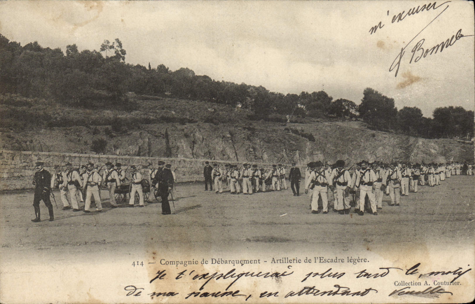 Compagnie de Débarquement - Artillerie de l'Escadre légère — Collection A. Couturier