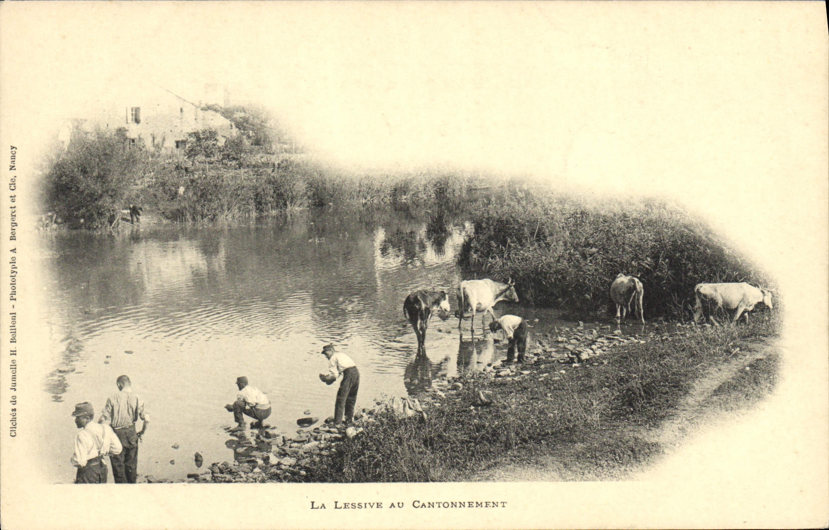 La Lessive au Cantononnement — Nancy — Phototype H. Ballisat, Clé & Bergeret