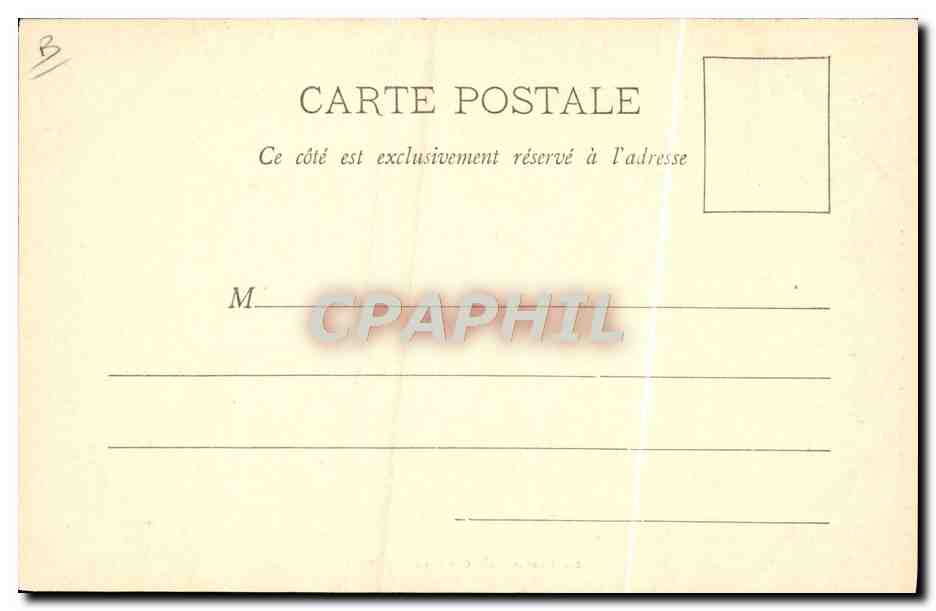 La Lessive au Cantononnement — Nancy — Phototype H. Ballisat, Clé & Bergeret — Verso