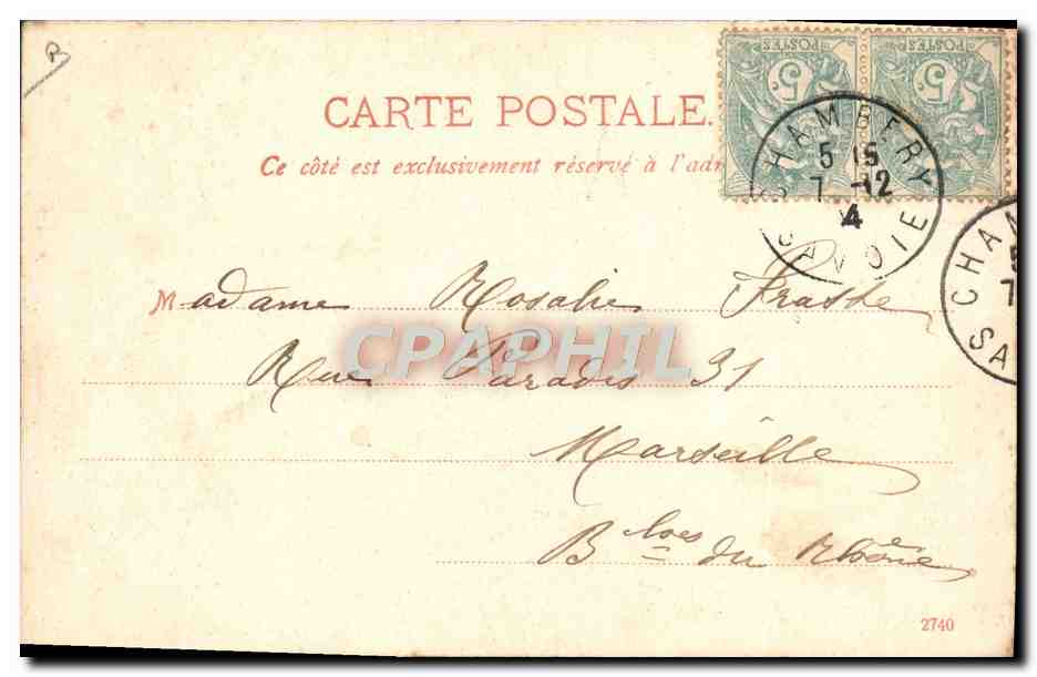 CPA Folklore Vallee de Brides les Bains  — Verso