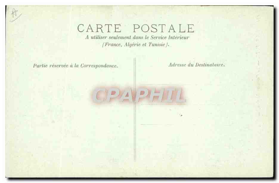 CPA Folklore Savoie Le costume du pays — Verso