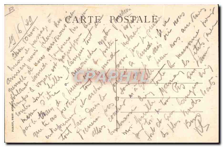 CPA Folklore Savoie Annecy Ramoneurs savoyards — Verso