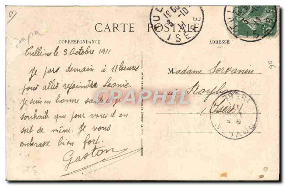 CPA Foklore Geant Une conversation secrete  — Rückseite