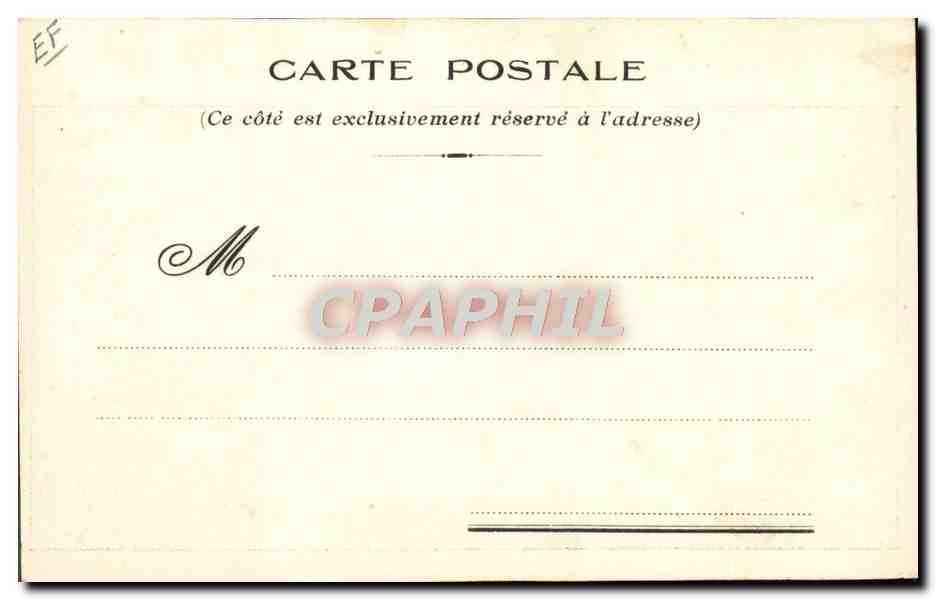 CPA Foklore M Bigmenn L'homme insoulevable — Rückseite