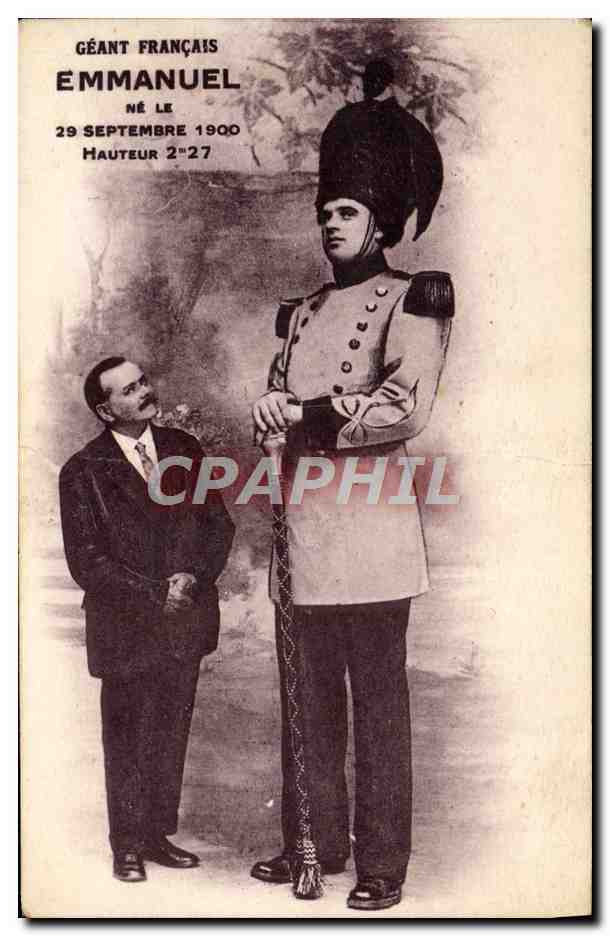 CPA Foklore Geant Francais Emmanuel 2m27