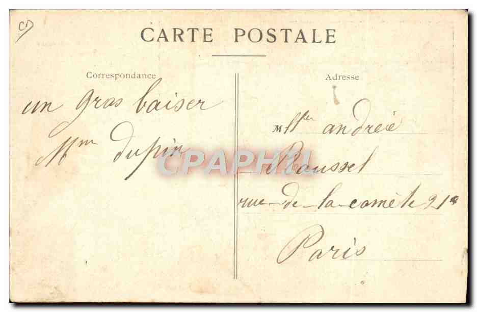 CPA Foklore Nain Royaume de Lilliput Paris Mr Ludwig Velo Cycle  — Rückseite