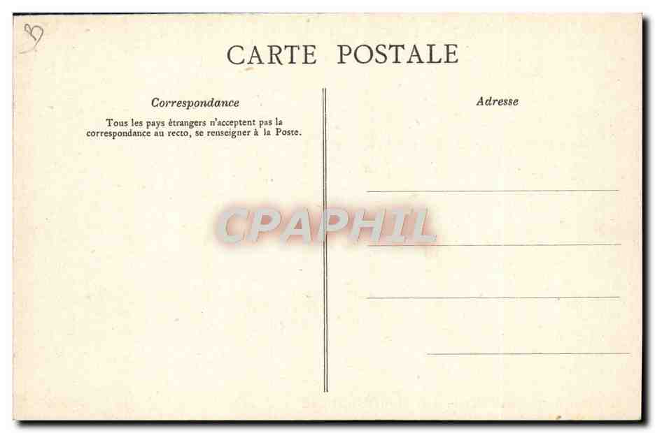 CPA Cartes Geographiques Chocolaterie d'Aiguebelle Loir et Cher Chateau de Chambord  — Rückseite