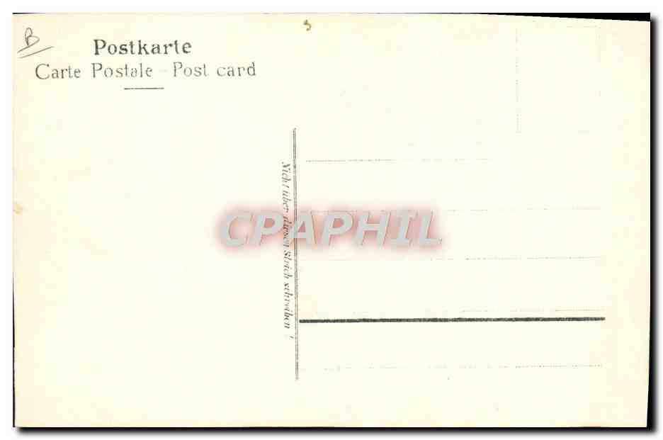 CPA Cartes Geographiques Schlachtfeld vom 1870 um Metz — Rückseite