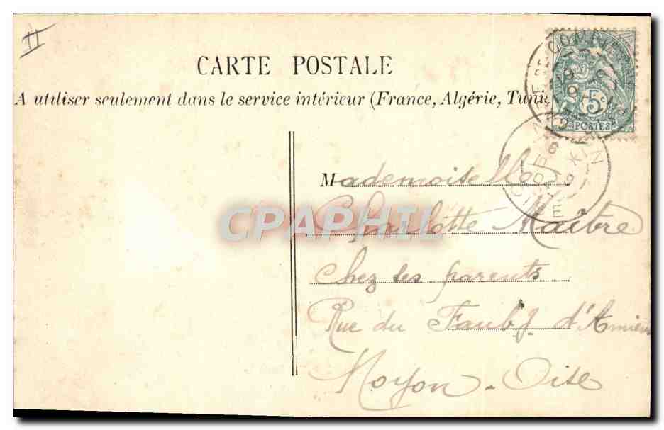 CPA Folklore En famille Vaches  — Rückseite