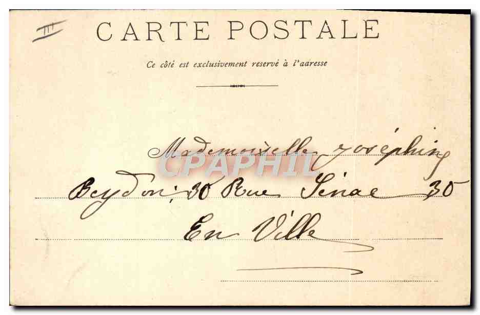 CPA Folklore A la charrue Beoufs  — Rückseite