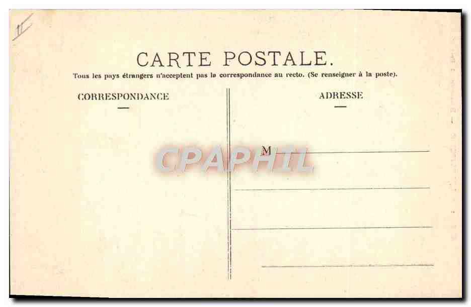 CPA Folklore Les Pyrenees Depart pour le Pre Enfants — Verso