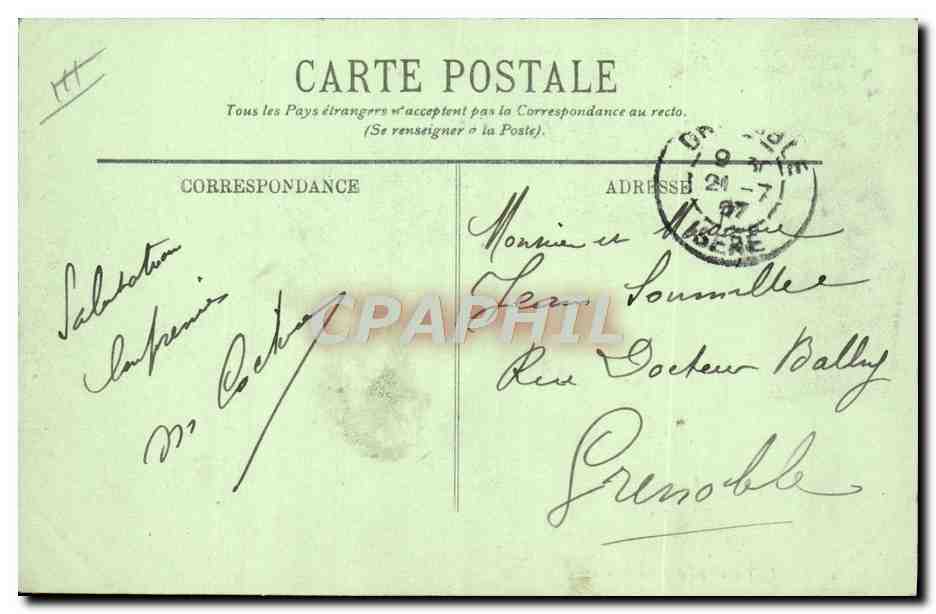 La Cueillette des Tubéreuses — LL. — n°1267 — Verso
