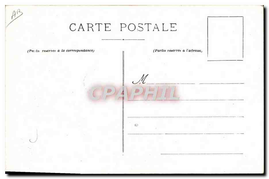 CPA Folklore Homme a barde TOP — Rückseite