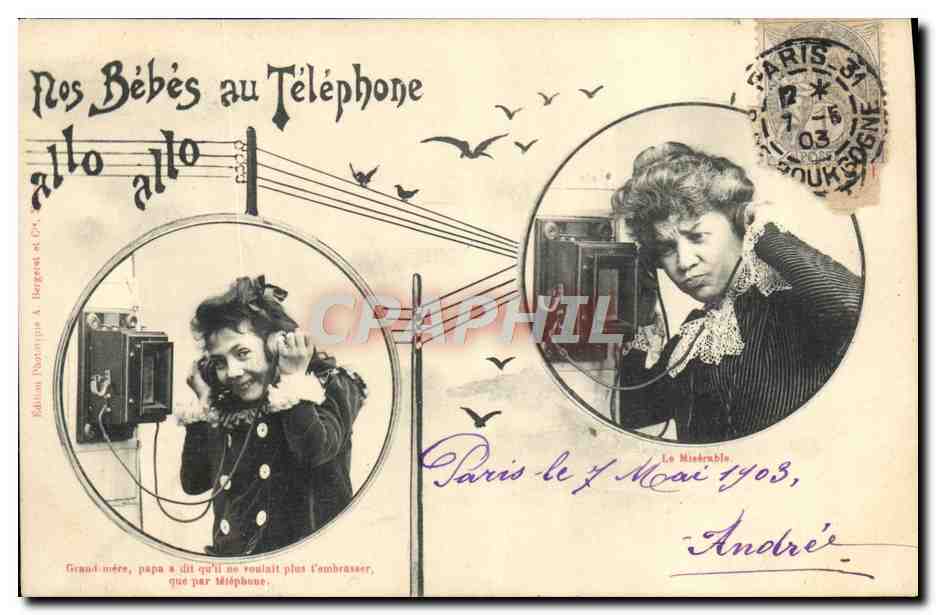 Nos Bébés au Téléphone — Édition D'artiste A. Bergé et Cie — n° non visible