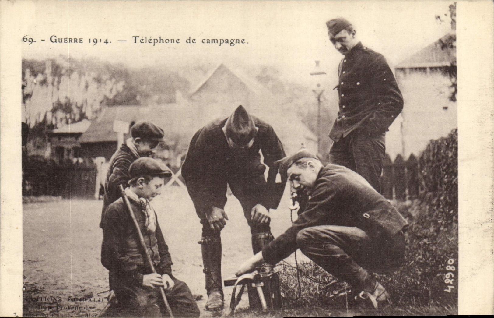 Téléphone de campagne — Guerre 1914 — Éditions Ropaldy, Provence