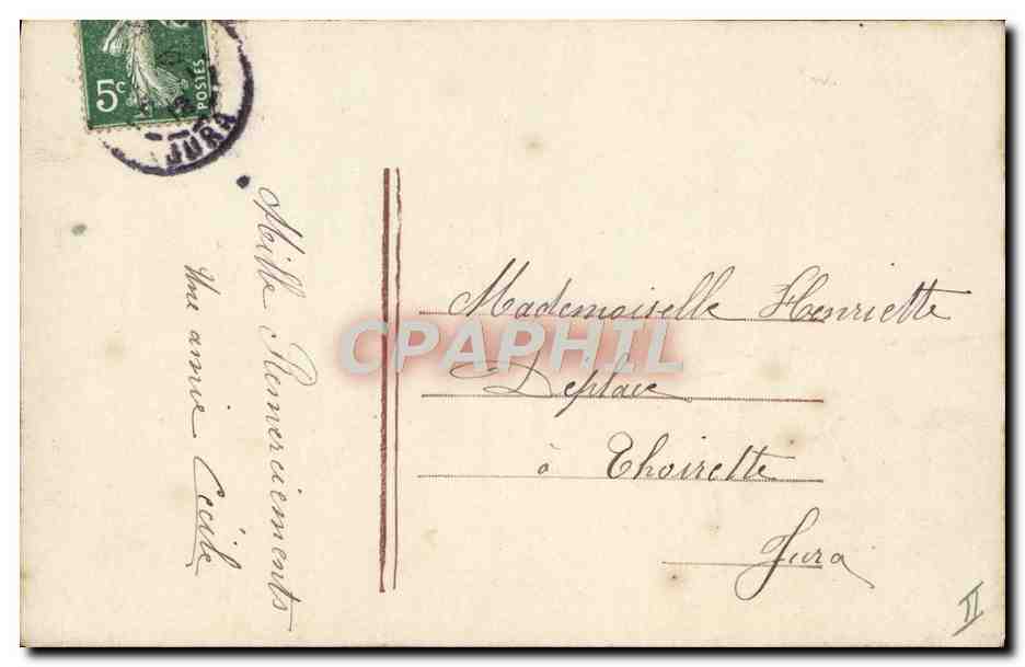 CPA Fantaisie Telephone Enfant — Rückseite