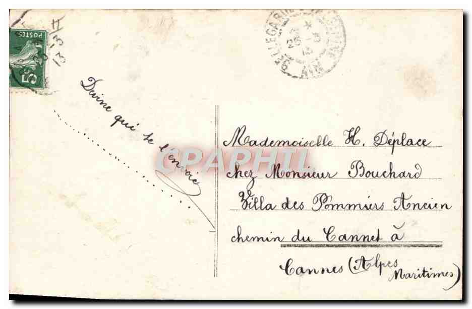 CPA Fantaisie Telephone Enfant  — Verso