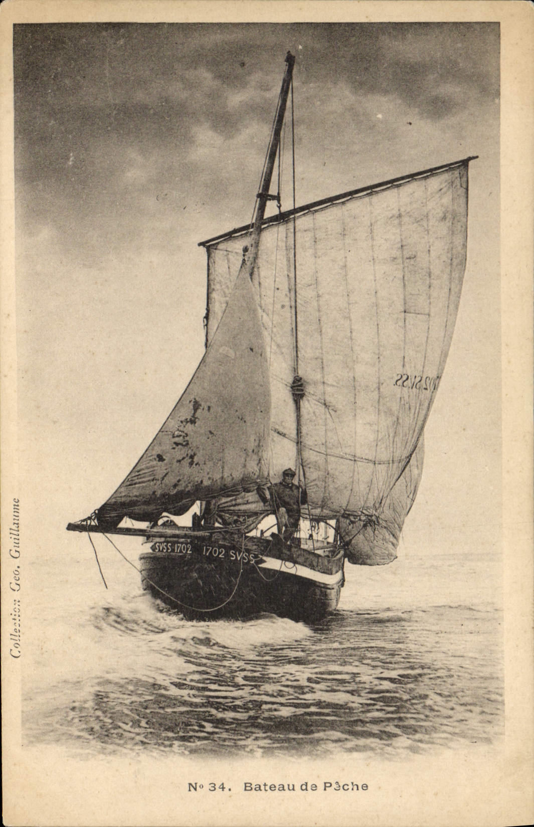 Bateau de Pêche — Collection Geo. Guillanume, N° 34 - Anverso