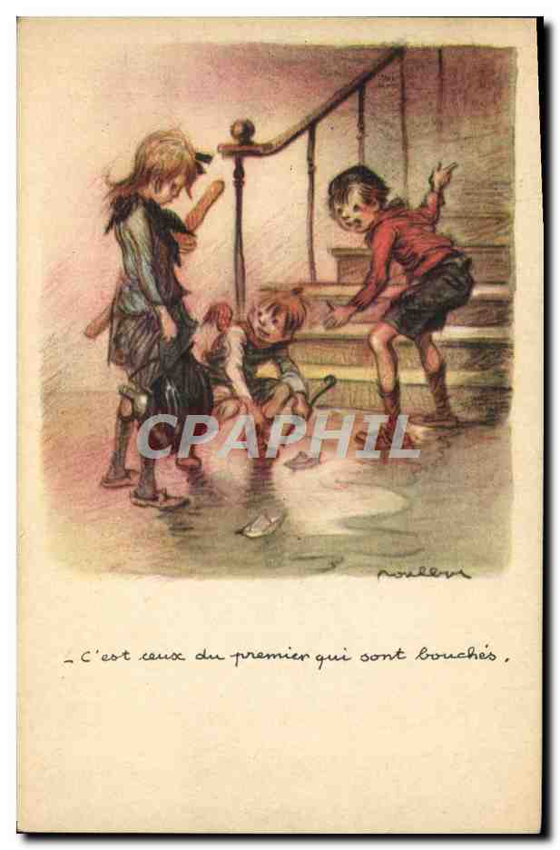CPA Fantaisie Illustrateur Poulbot 