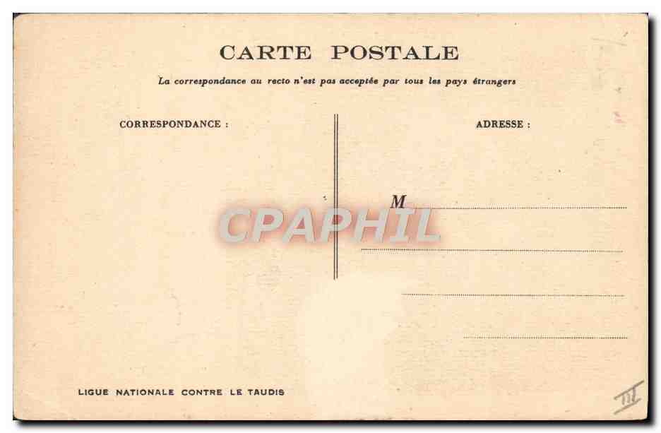 CPA Fantaisie Illustrateur Poulbot  — Verso