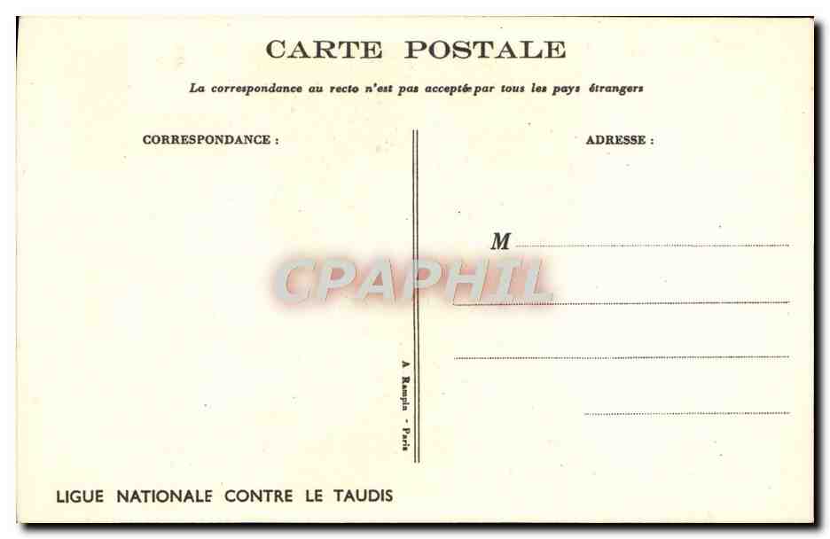 CPA Fantaisie Illustrateur Poulbot  — Verso