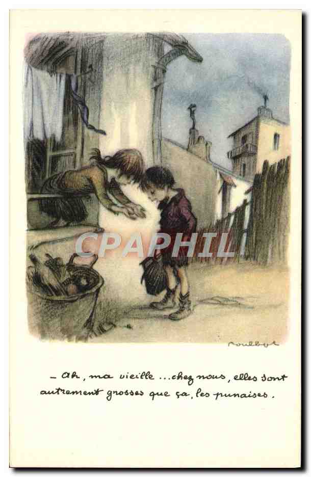 CPA Fantaisie Illustrateur Poulbot 
