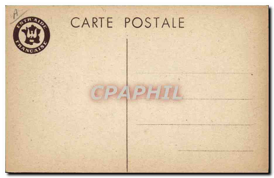 CPA Enfants Entraide francaise — Rückseite