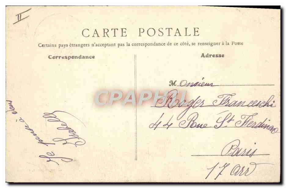 CPA Enfants Mary sur Marne Fondation Borniche  — Rückseite