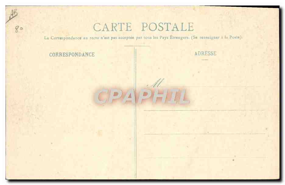 CPA Enfants L'avenir social Epone Un dortoir — Rückseite