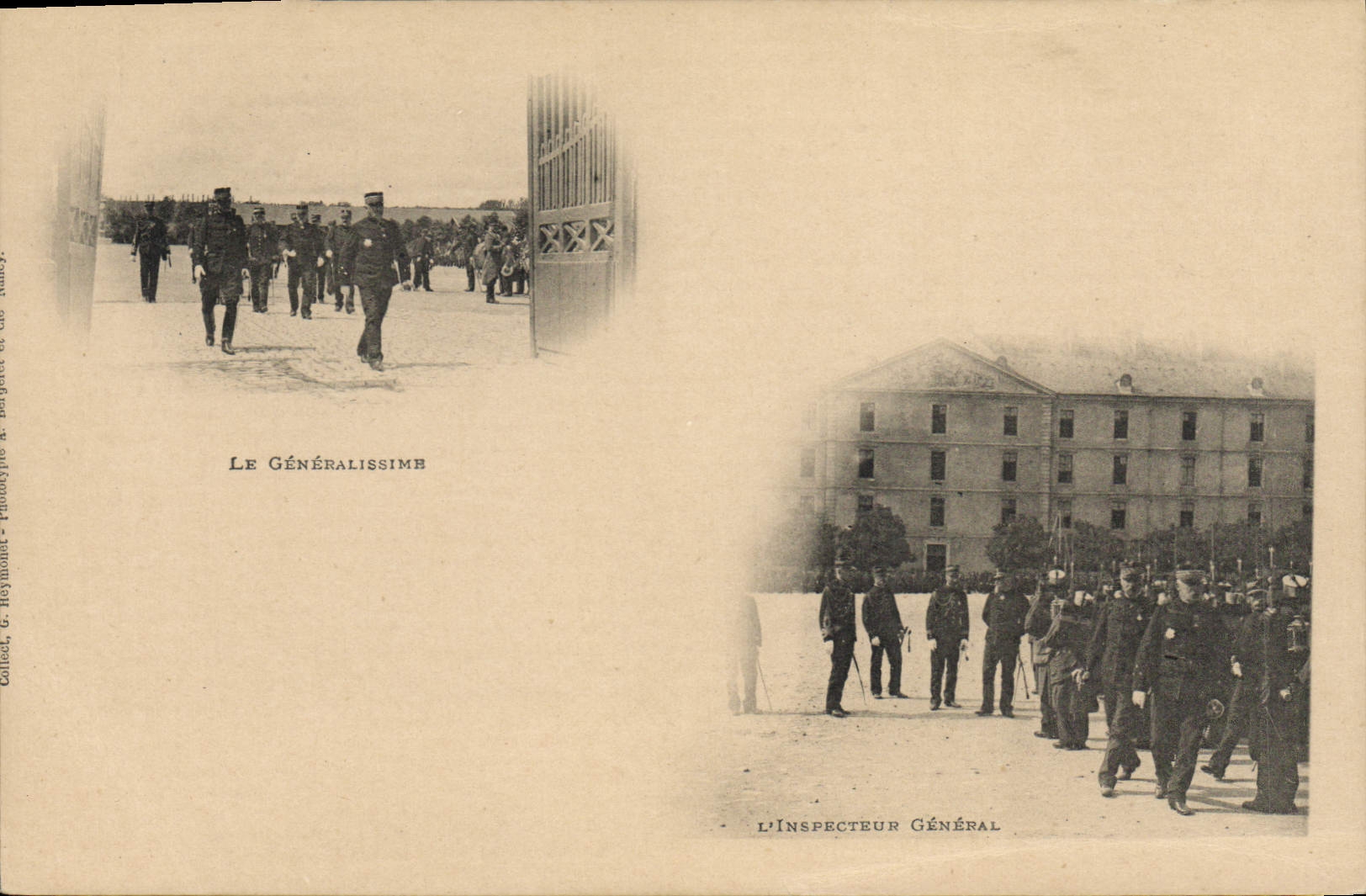 CPA Militaria Le generalissime L'inspecteur general